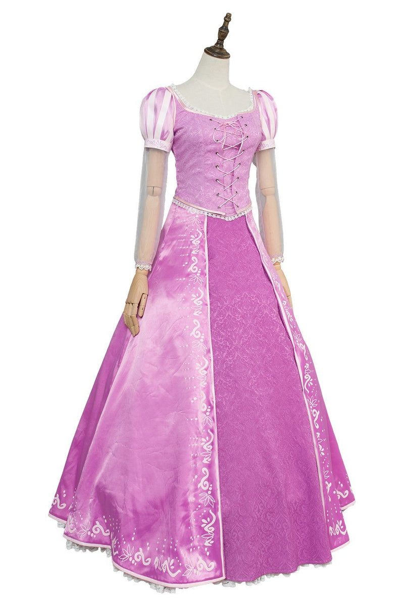 Tangled Ever After Rapunzel Pink Dress Halloween Carnival Suit Cosplay Costume