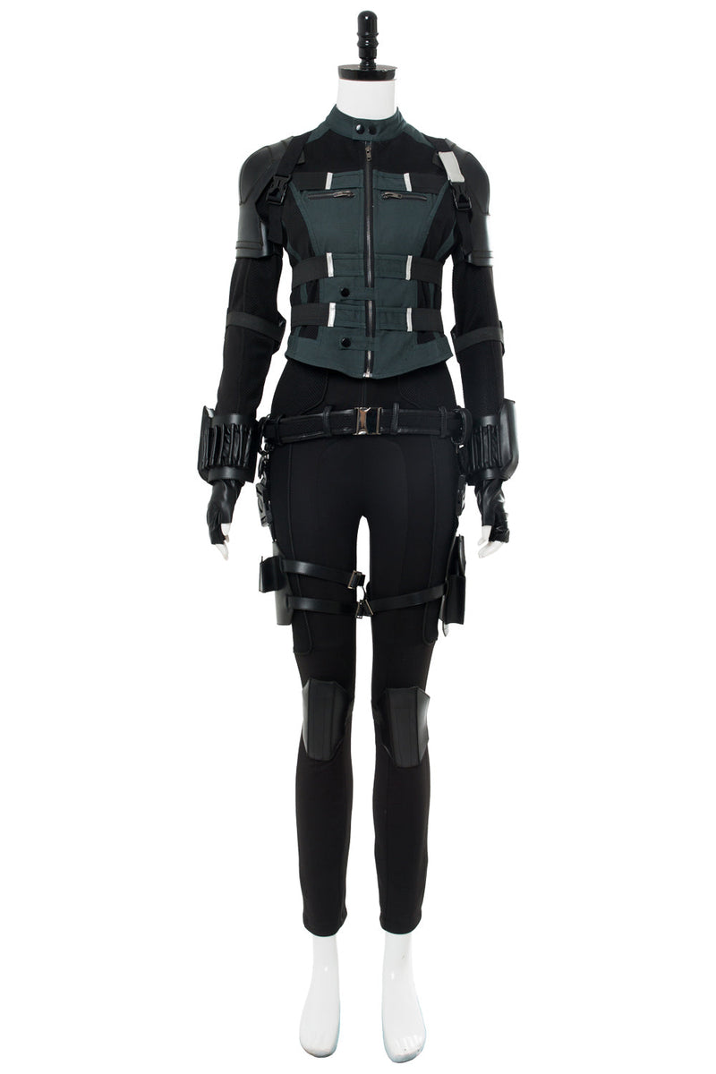 Avengers 3 :Infinity War Black Widow Natasha Romanoff Outfit Cosplay Costume whole set