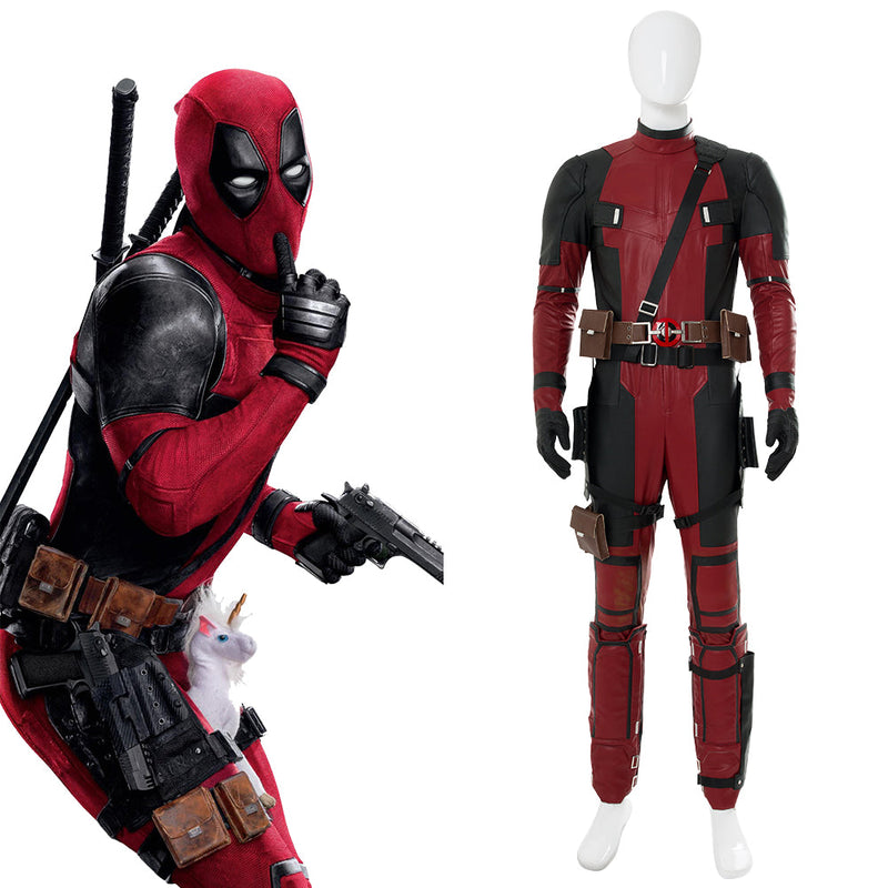 Deadpool 2 Deadpool Coat Pants Oufit Halloween Carnival Suit Cosplay Costume