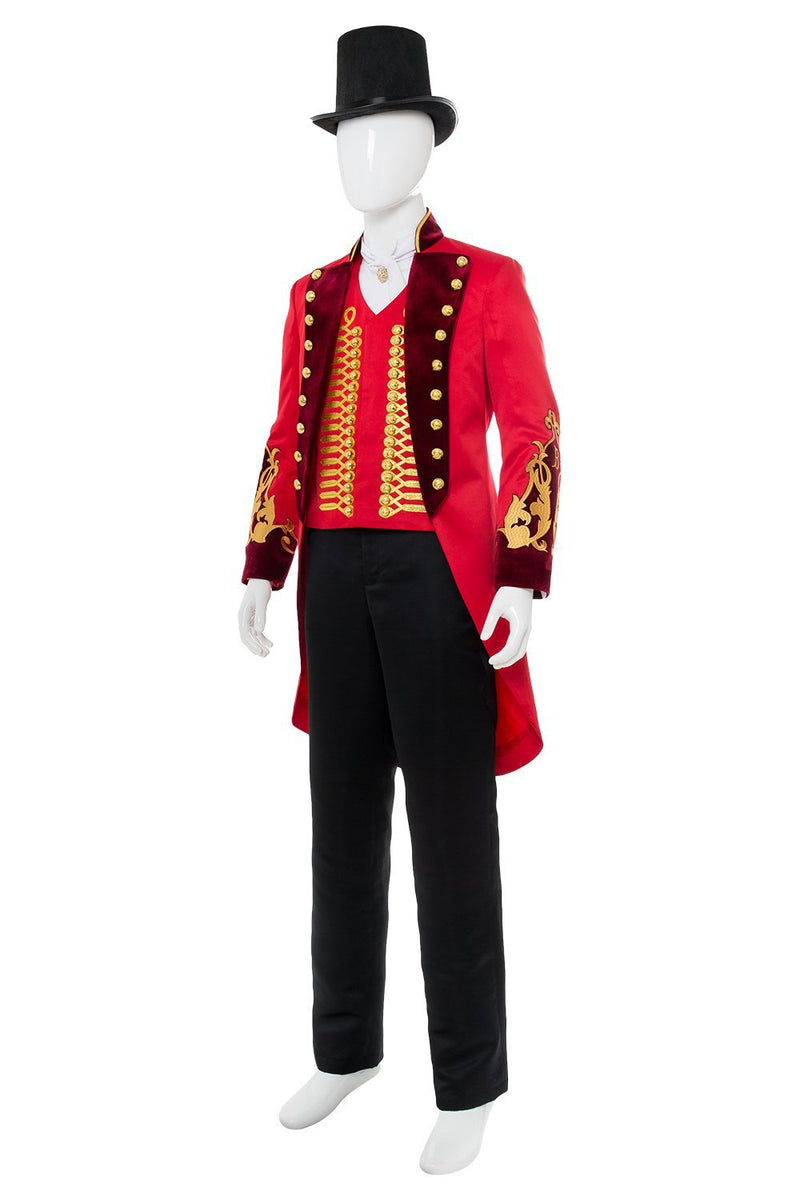 The Greatest Showman  P.T. Barnum Red Suit Cosplay Costume