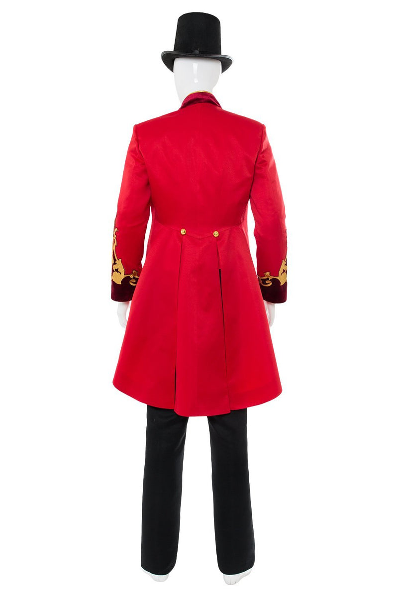 The Greatest Showman  P.T. Barnum Red Suit Cosplay Costume