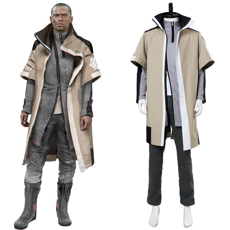 Detroit: Become Human Markus Cosplay Costume Final Chapter Revolution Jericho Leader Outfit