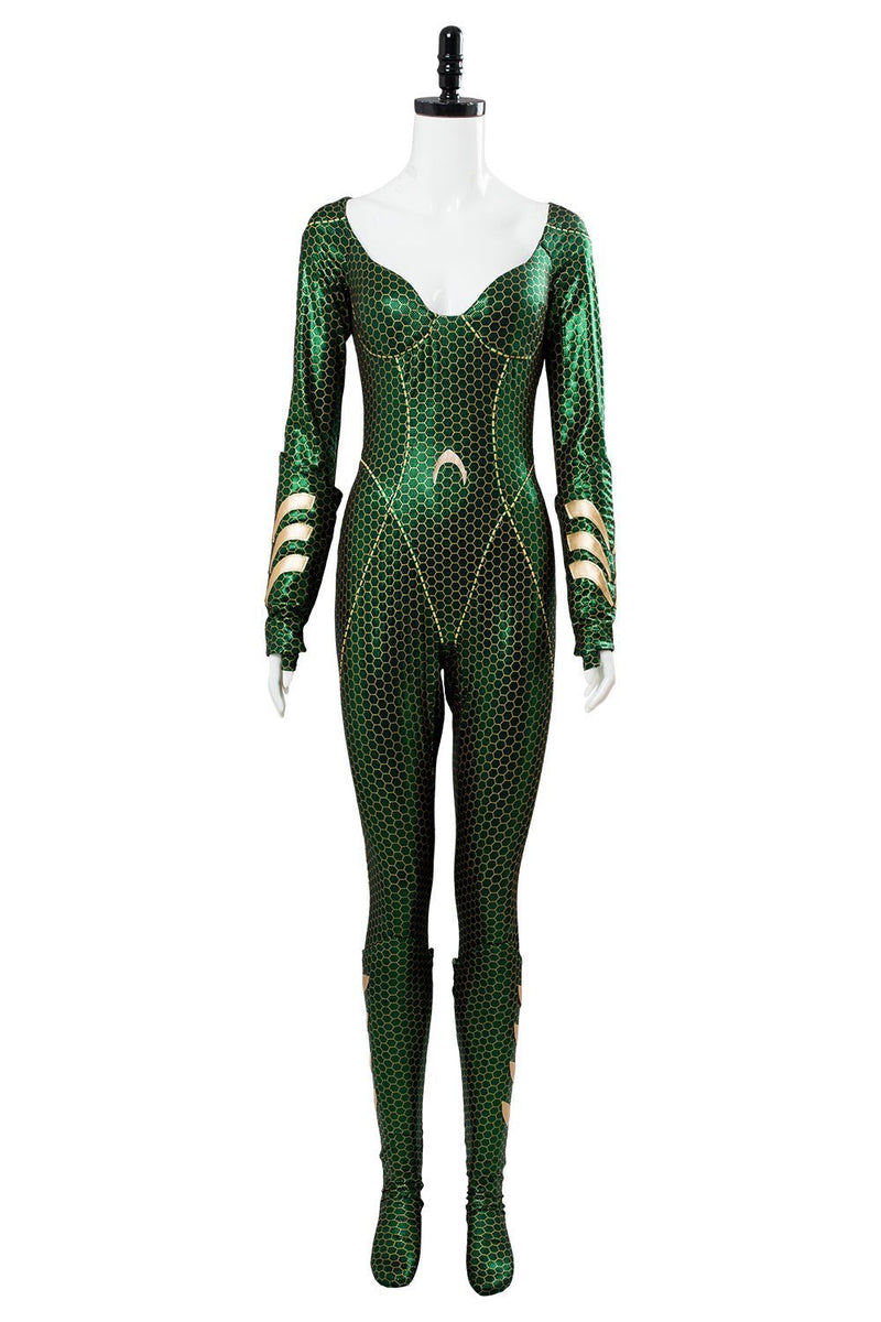 2018 Aquaman Mera Jumpsuit Outfit Cosplay Costume