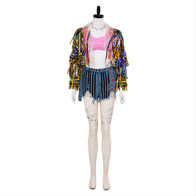 Birds of Prey (And the Fantabulous Emancipation of One Harley Quinn) Cheerleader Outfit Cosplay Costume