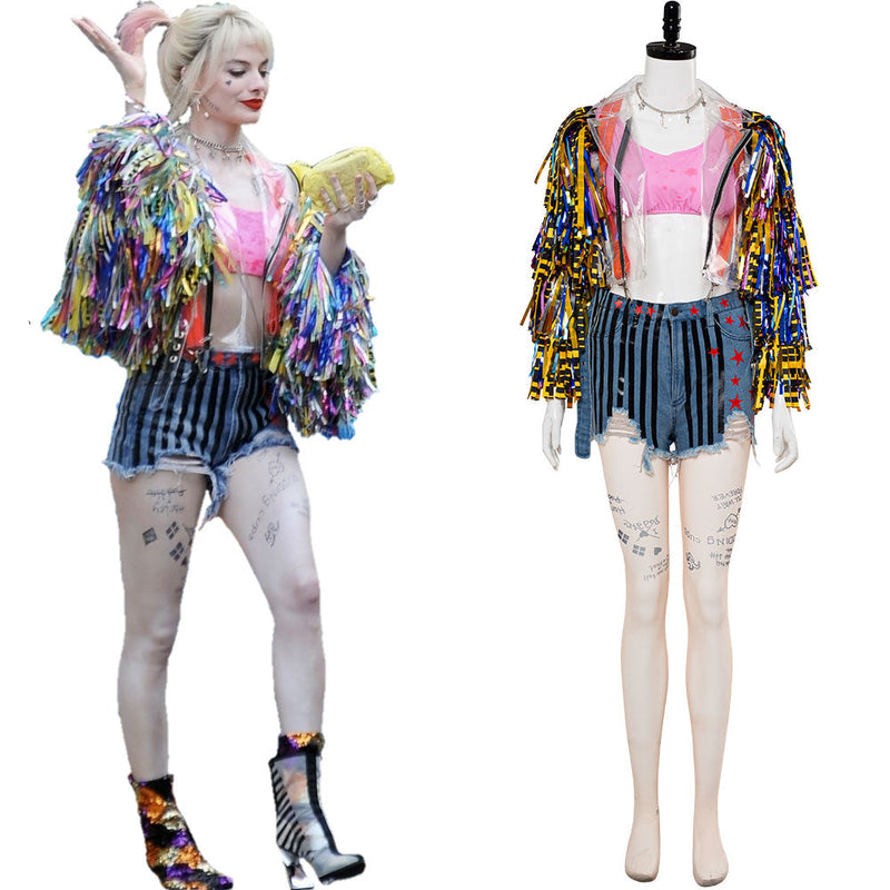 Birds of Prey (And the Fantabulous Emancipation of One Harley Quinn) Cheerleader Outfit Cosplay Costume