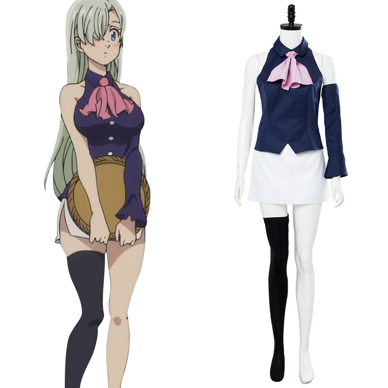 Seven Deadly Sins Movie: Prisoners of the Sky Elizabeth Liones Cosplay Costume