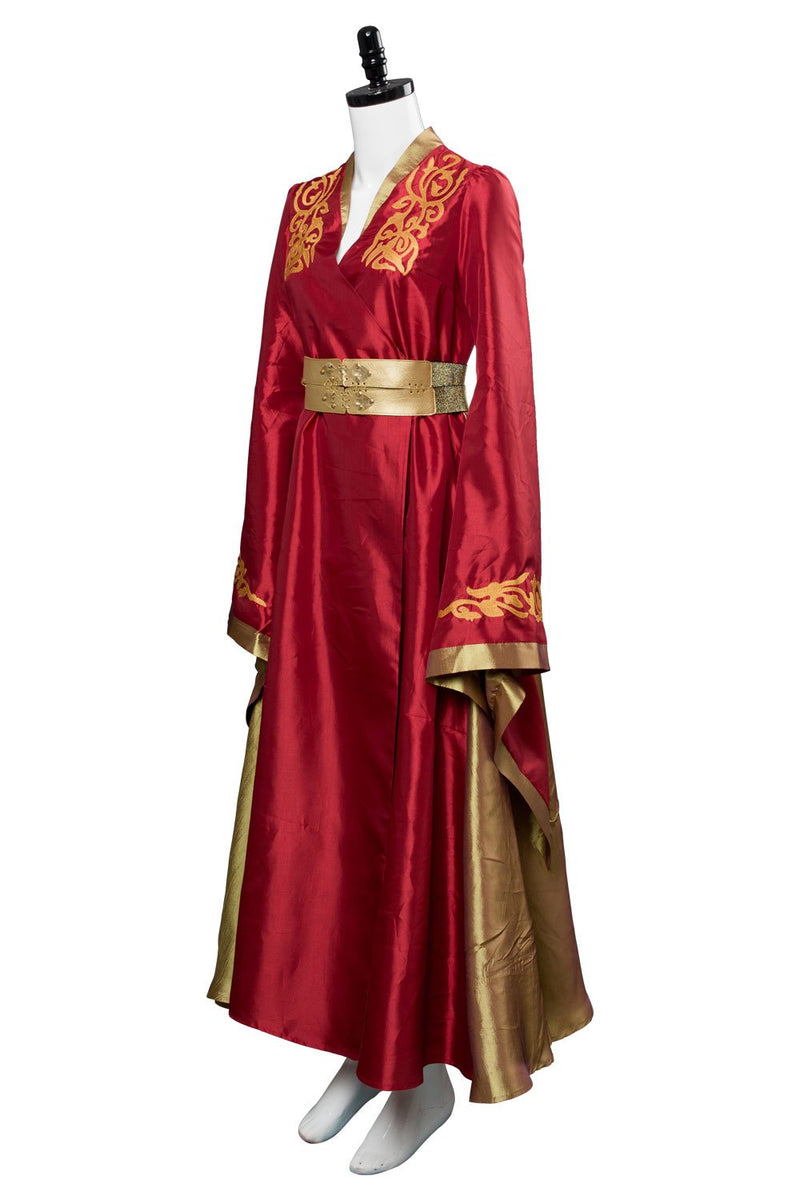 Game of thrones Cersei Lannister Red Luxury Dress Cosplay Costume