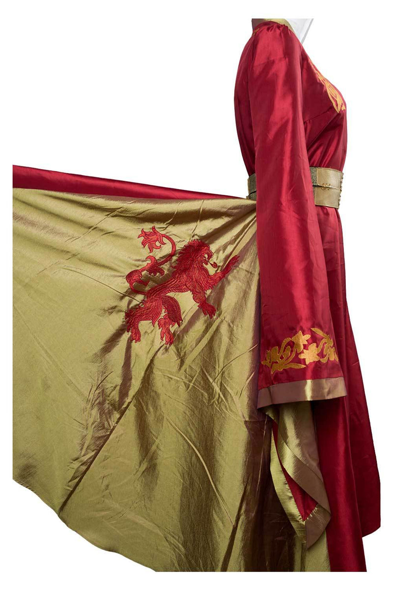 Game of thrones Cersei Lannister Red Luxury Dress Cosplay Costume