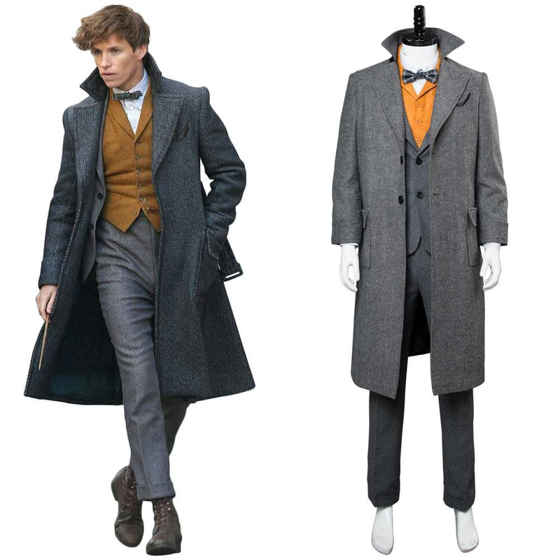 Fantastic Beasts: The Crimes of Grindelwald Newt Scamander Coat Cosplay Costume