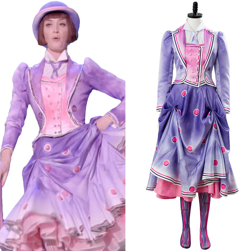 Jane Banks A Cover Is Not The Book Cosplay Hand Panted 2018 Mary Poppins Returns 2 Suit Cosplay Costume