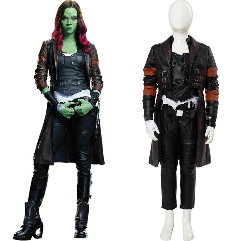 Guardians of the Galaxy 2 Gamora Outfit Cosplay Costume for Kids Girls