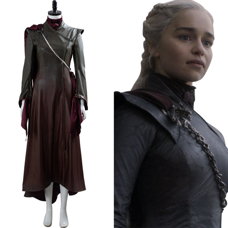 Game of Thrones Daenerys Targaryen Dany Gown Outfit Cosplay Costume