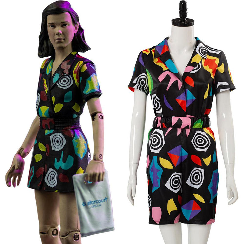 Stranger Things 3 Eleven Romper Cosplay Costume