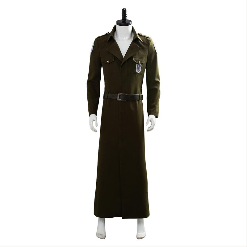 Attack on Titan Season 3 Eren Cosplay Costume Scouting Legion Soldier Officer Uniform