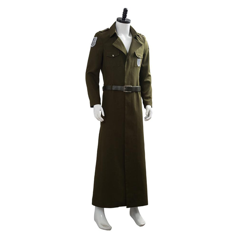 Attack on Titan Season 3 Eren Cosplay Costume Scouting Legion Soldier Officer Uniform