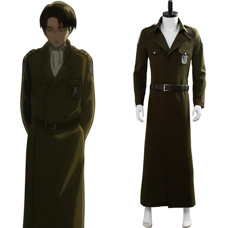 Attack on Titan Season 3 Eren Cosplay Costume Scouting Legion Soldier Officer Uniform