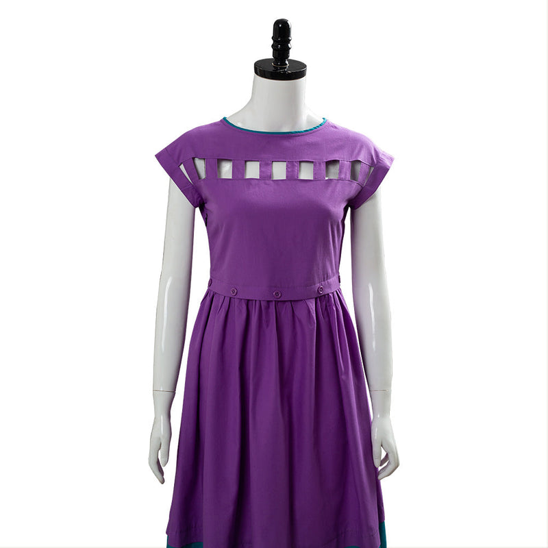 Stranger Things Season 3 Nancy Wheeler Purple Dress Cosplay Costume