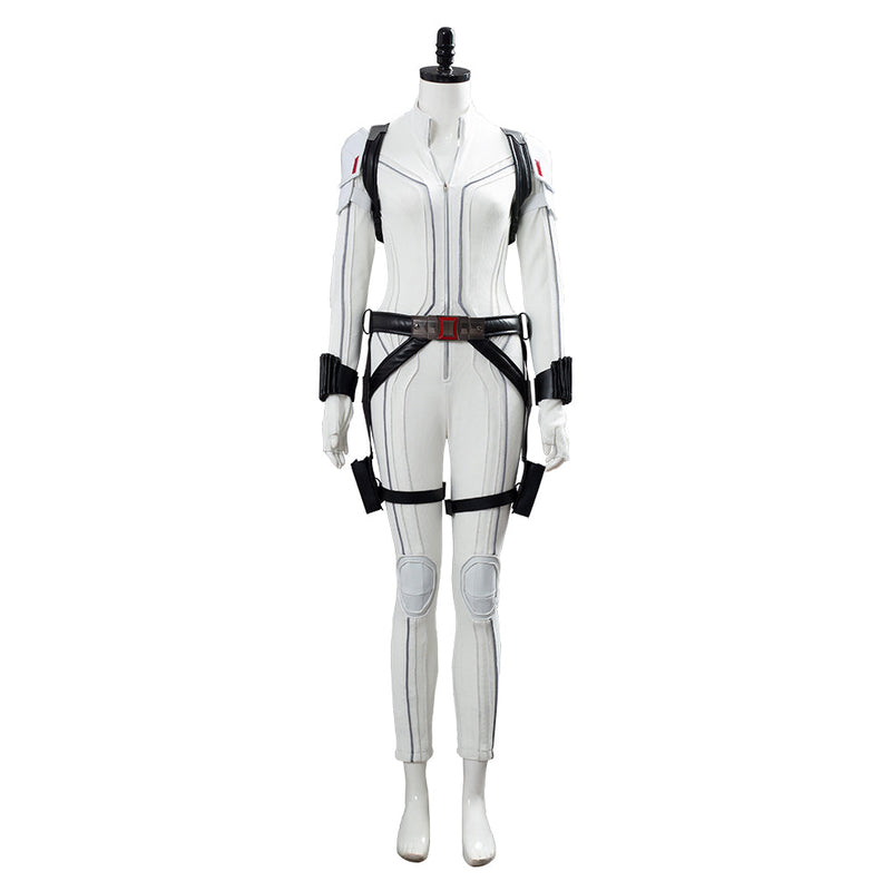 Black Widow Natasha Romanoff White Suit Costume Cosplay Costume