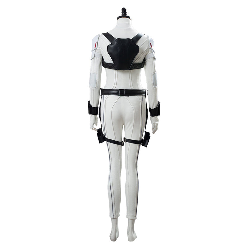 Black Widow Natasha Romanoff White Suit Costume Cosplay Costume