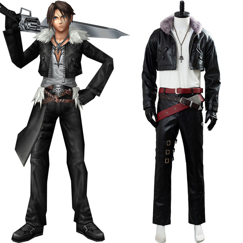 Final Fantasy 8 Remastered Squall Leonhart Suit Cosplay Costume