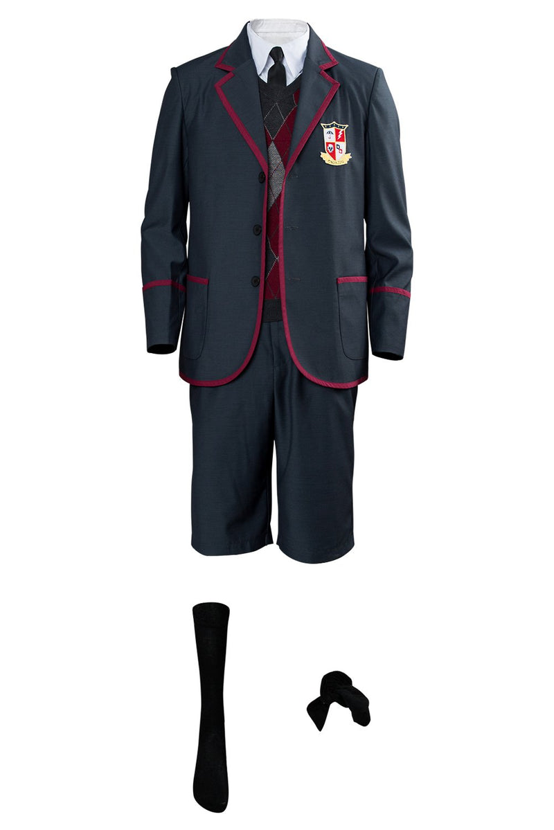 The Umbrella Academy Boys Kids Children School Uniform Cosplay Costume