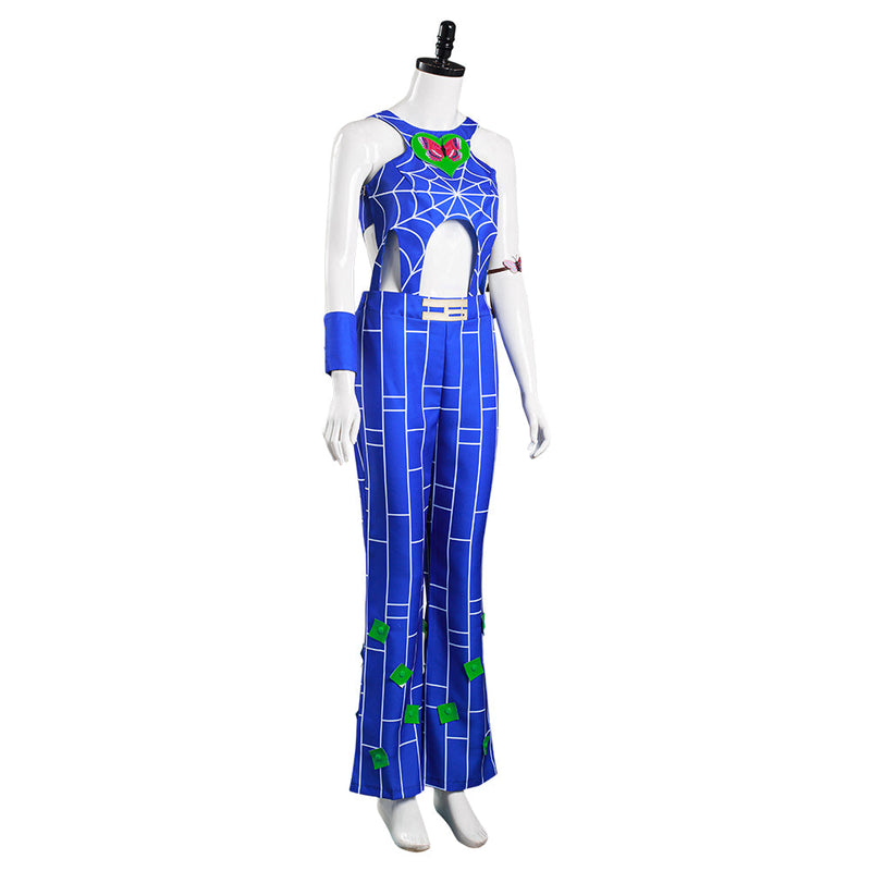 JoJo‘s Bizarre Adventure: Stone Ocean Jolyne Cujoh Pants Vest Outfits Halloween Carnival Suit Cosplay Costume