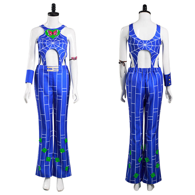 JoJo‘s Bizarre Adventure: Stone Ocean Jolyne Cujoh Pants Vest Outfits Halloween Carnival Suit Cosplay Costume