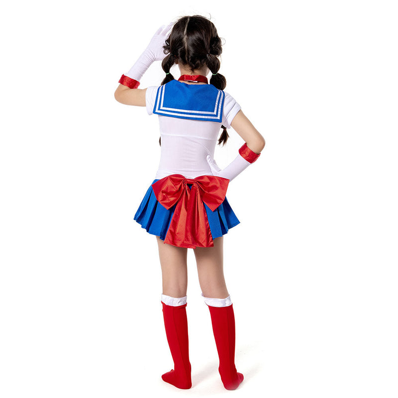 Sailor Moon Sailor Moon/Tsukino Usagi Kids Children Girls Dress Outfits Cosplay Costume