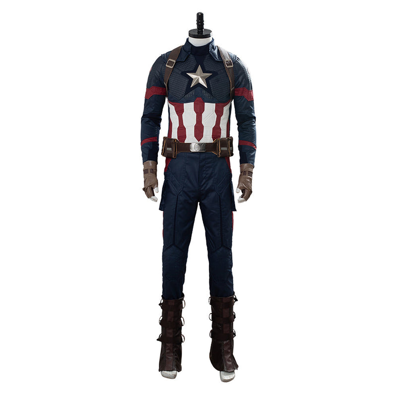 Avengers 4: Endgame Steve Rogers Captain America Cosplay Costume