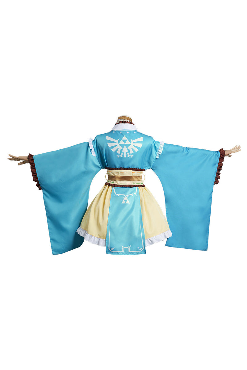 The Legend of Zelda: Breath of the Wild Link Original Design Lolita kimono Cosplay Costume