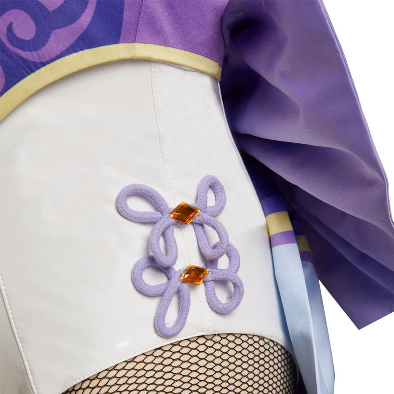 Genshin Impact Keqing Original Design Cosplay Costume Bunny Girls Jumpsuit Outfits