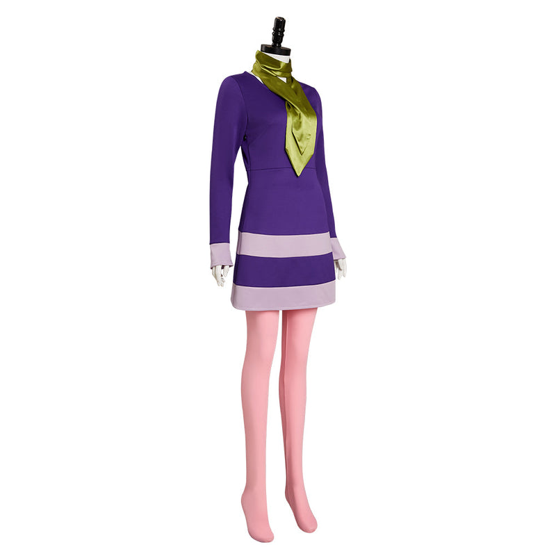 Scooby Doo! Where Are You? Daphne Blake Cosplay Costume Dress Outfits