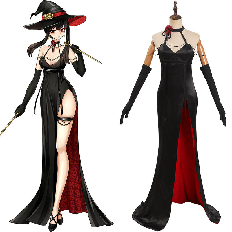 SPY×FAMILY - Yor Forger Original Design Witch Dress Halloween Cosplay Costume