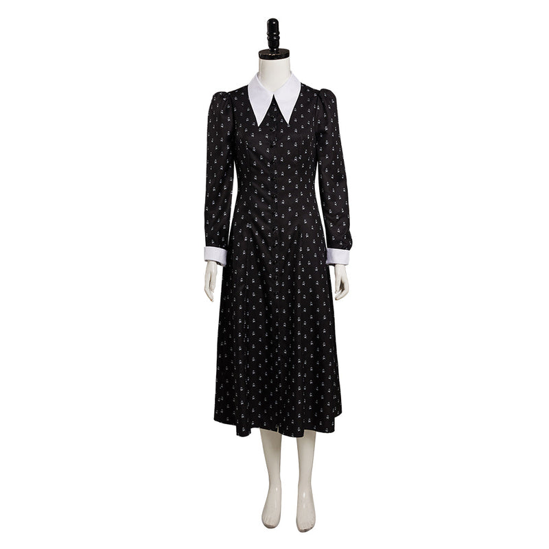 Adult Wednesday (2022) The Addams Family Wednesday Dress Cosplay Costume Outfits