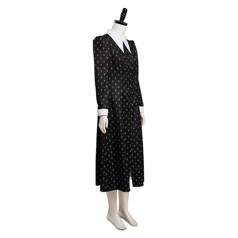 Adult Wednesday (2022) The Addams Family Wednesday Dress Cosplay Costume Outfits