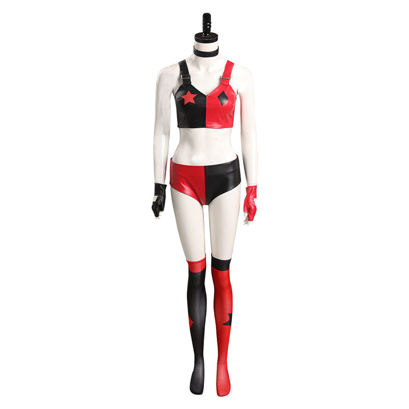 Harley Quinn Cosplay Costume Outfits Halloween Carnival Suit