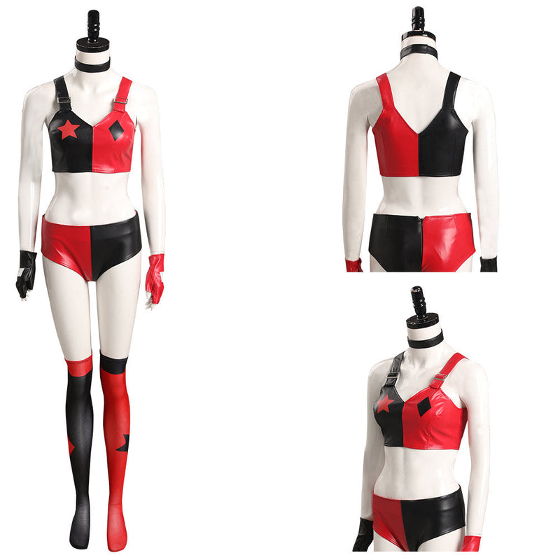 Harley Quinn Cosplay Costume Outfits Halloween Carnival Suit