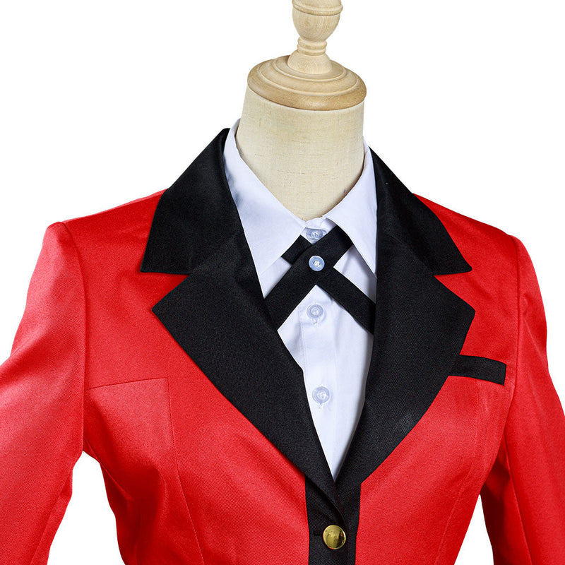 Kakegurui: Compulsive Gambler Yomoduki Runa Shirt Skirt Outfits Halloween Carnival Suit Cosplay Costume