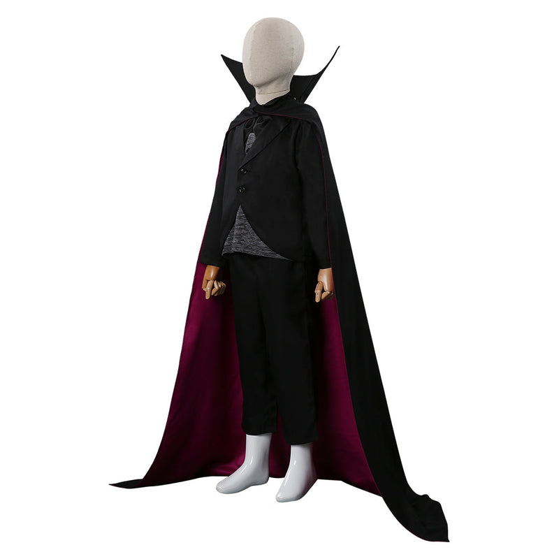 Kids Children Hotel Transylvania 4 Dracula Outfits Halloween Carnival Suit Cosplay Costume