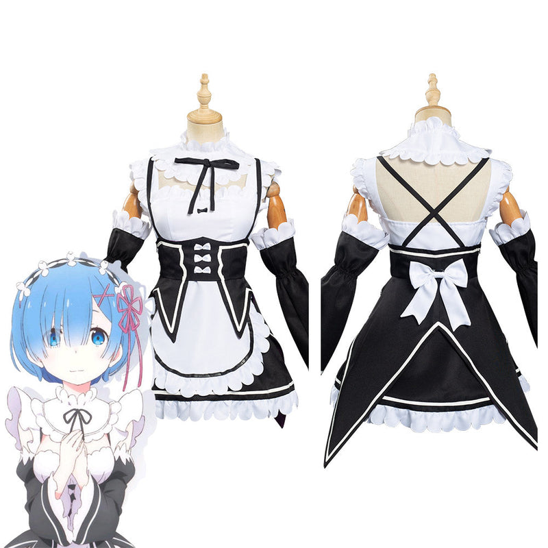 Re: Life in a Different World from Zero Rem Outfit Cosplay Costume