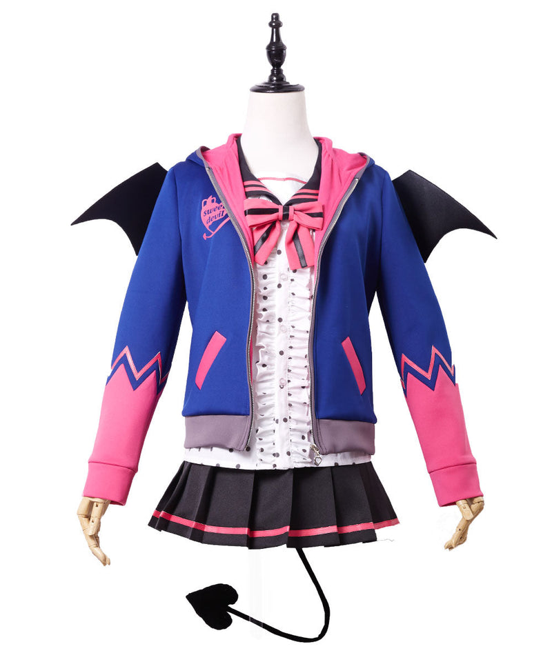 Love Live!  New UR Nico Yazawa Little Devil Uniform Halloween Cosplay Costume