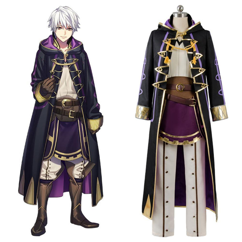 Fire Emblem Awakening Avatar Robin Jumpsuit Cosplay Costume