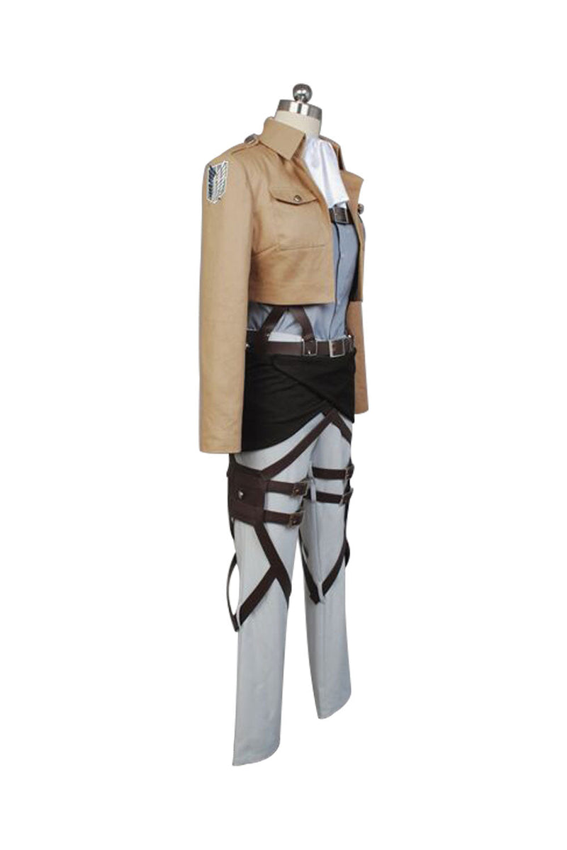 Attack on Titan Scouting Legion Rivaille Uniform Without Cape Cosplay Costume