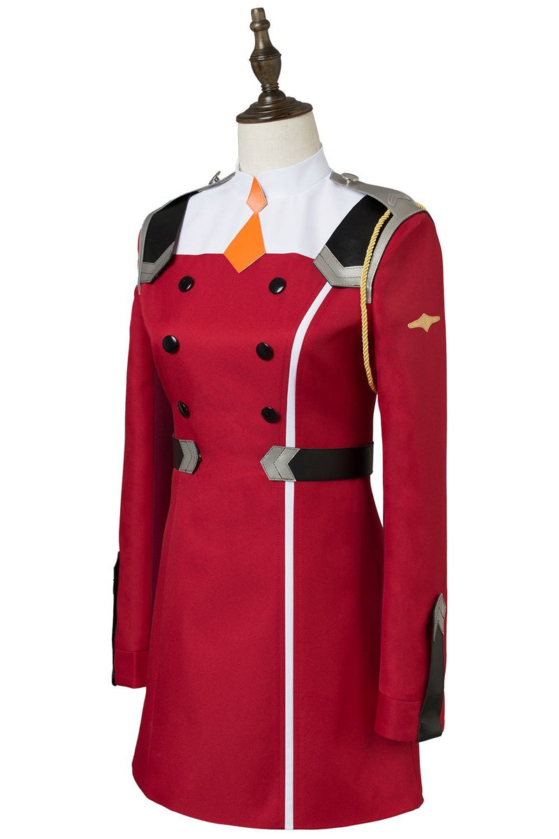 DARLING in the FRANXX Zero Two Code:002 Uniform Dress Cosplay Costume Red