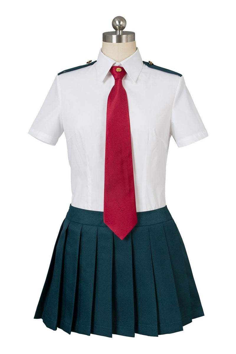 Boku no Hero Academia My Hero Academia Ochako Uraraka Tsuyu Asui Summer Uniform Dress Cosplay Costume