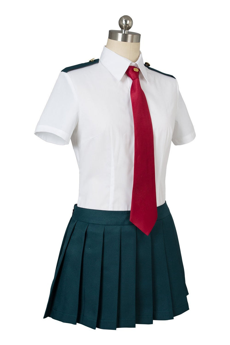 Boku no Hero Academia My Hero Academia Ochako Uraraka Tsuyu Asui Summer Uniform Dress Cosplay Costume