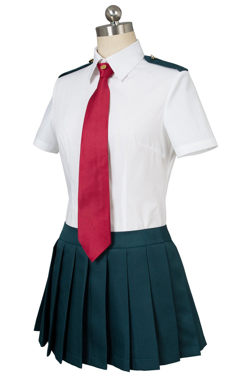 Boku no Hero Academia My Hero Academia Ochako Uraraka Tsuyu Asui Summer Uniform Dress Cosplay Costume