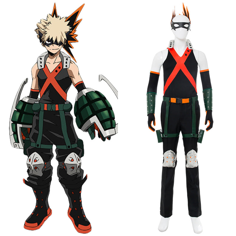 My Hero Academia Boku no Hero Academia Katsuki Bakugou Outfit Cosplay Costume