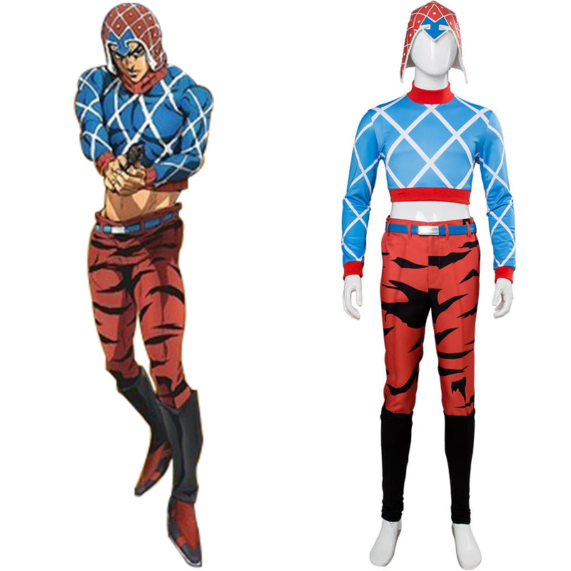 JoJo's Bizarre Adventure: Golden Wind Guido Mista Cosplay Costume