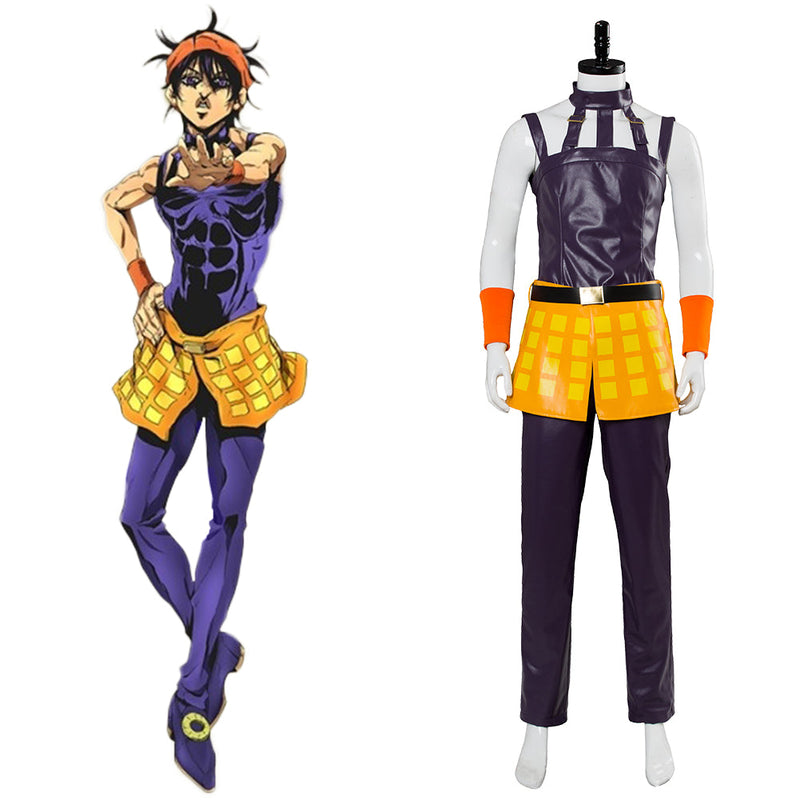 JoJo's Bizarre Adventure: Golden Wind Narancia Ghirga Cosplay Costume